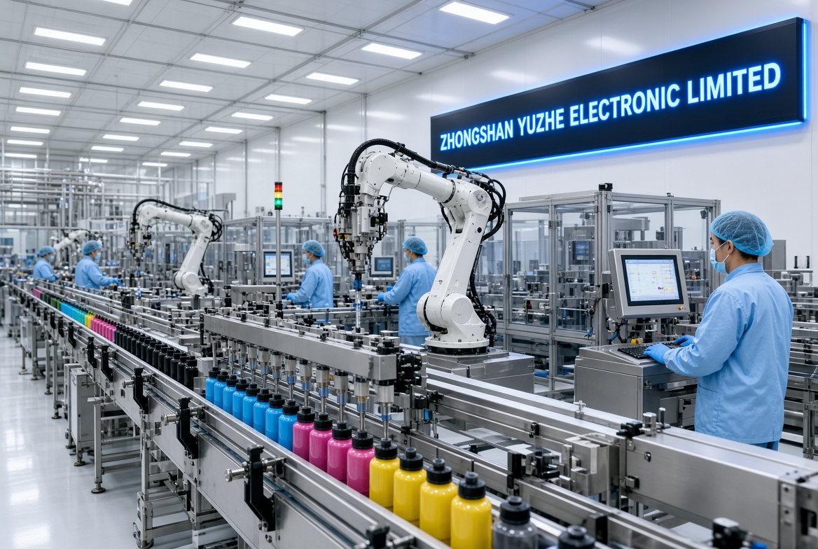 Automated ink bottle production line